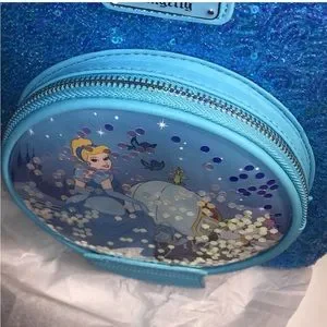 Loungefly | Bags | Loungefly Cinderella Snow Globe Sequin  display picture 1